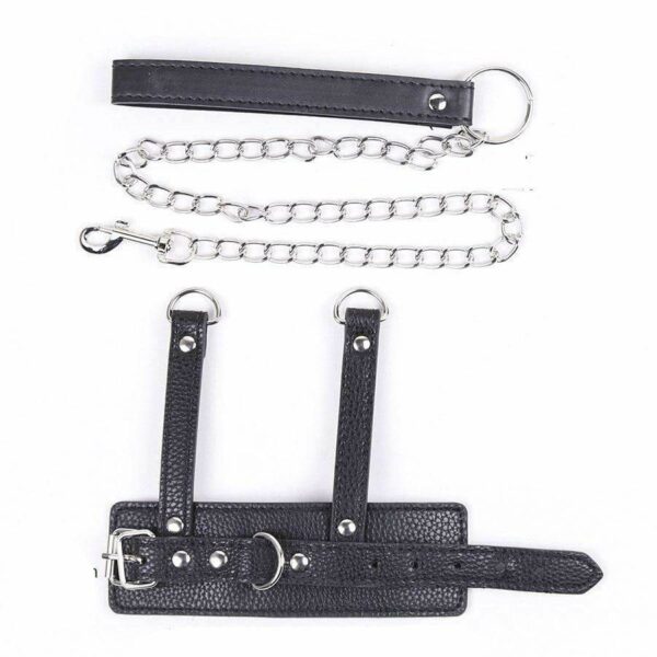 Leather Cock Ring Leash